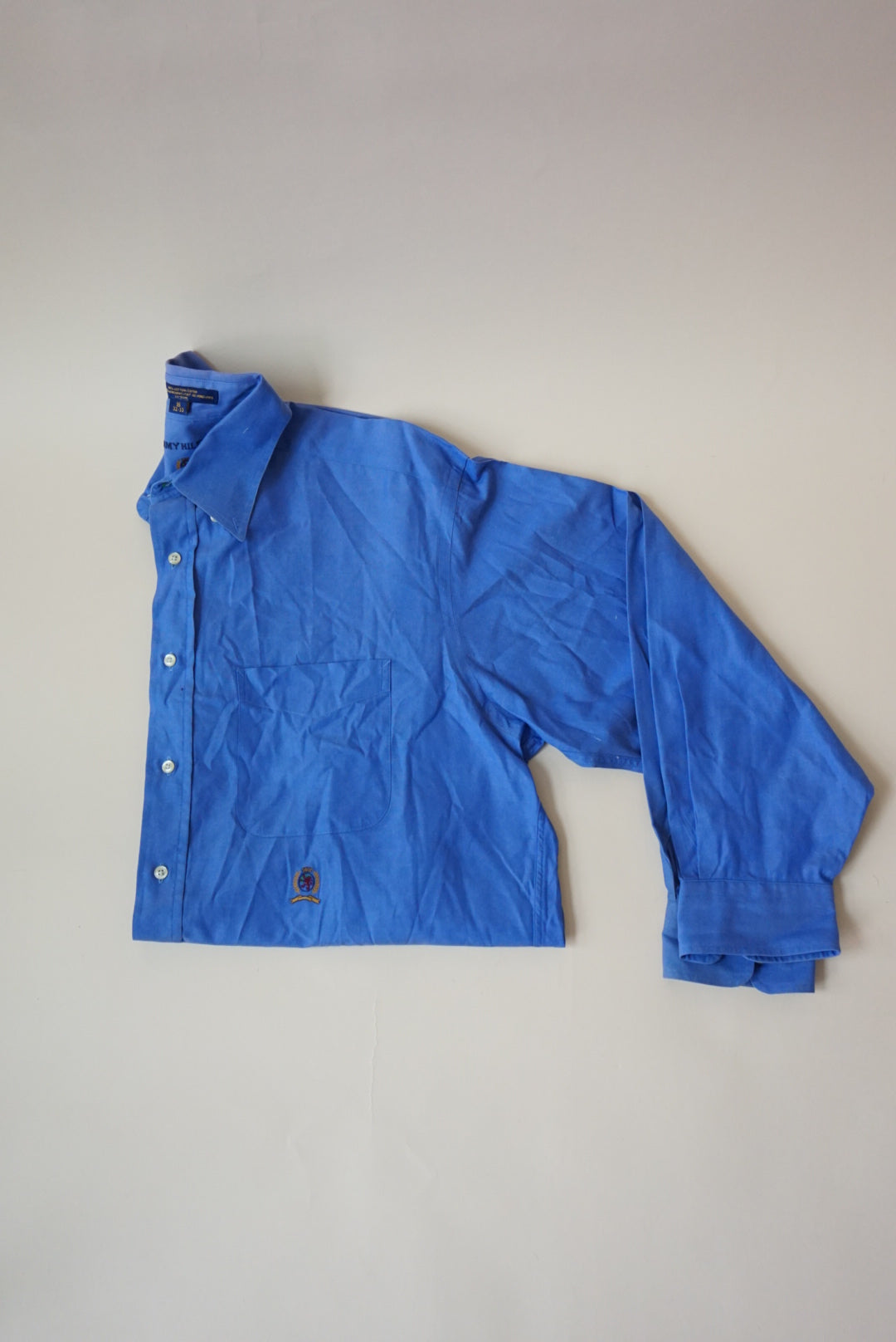 Vintage Tommy Hilfiger Crest Logo Button Up - Size 16 32/33