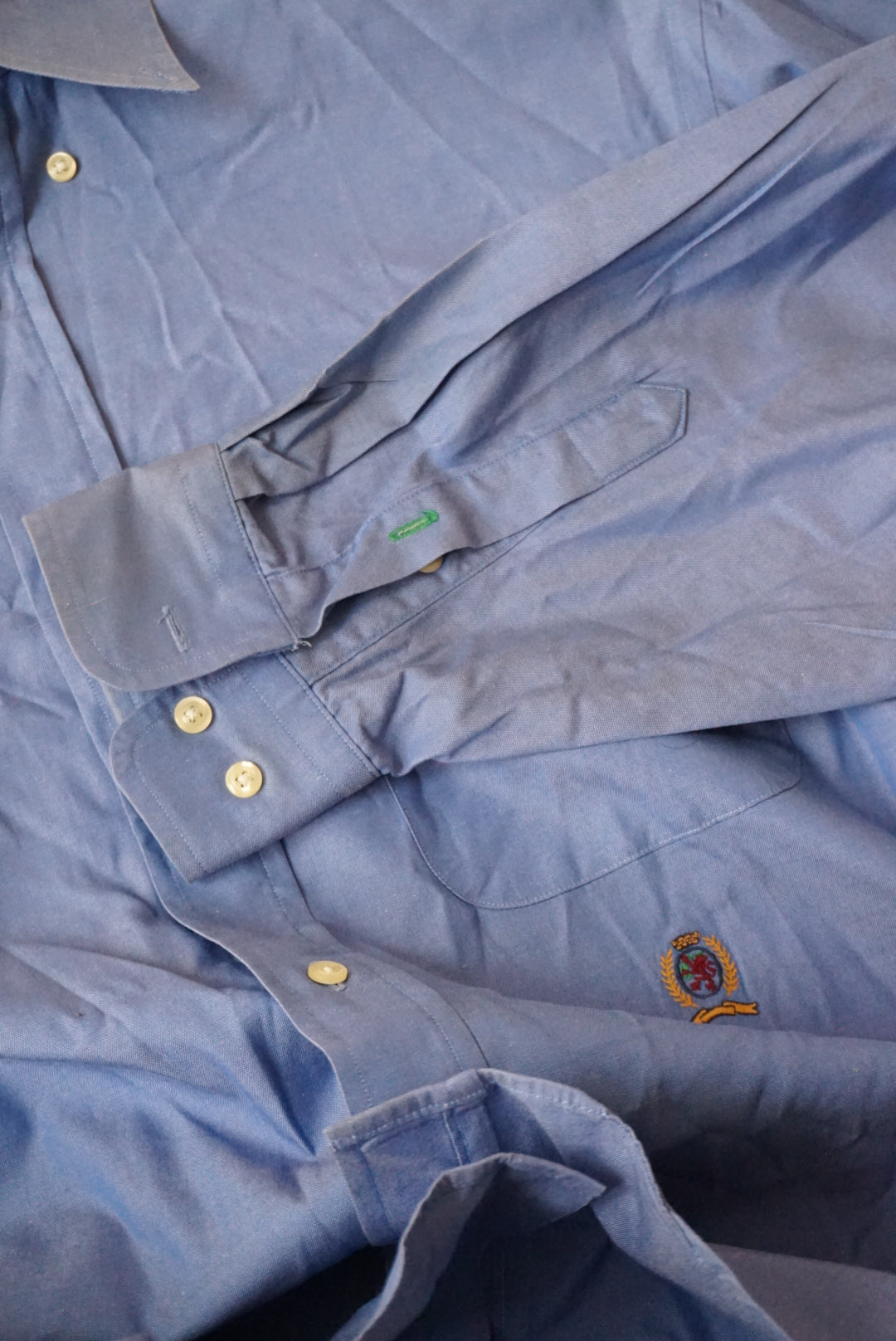 Vintage Tommy Hilfiger Crest Logo Button Up - Size 16 32/33