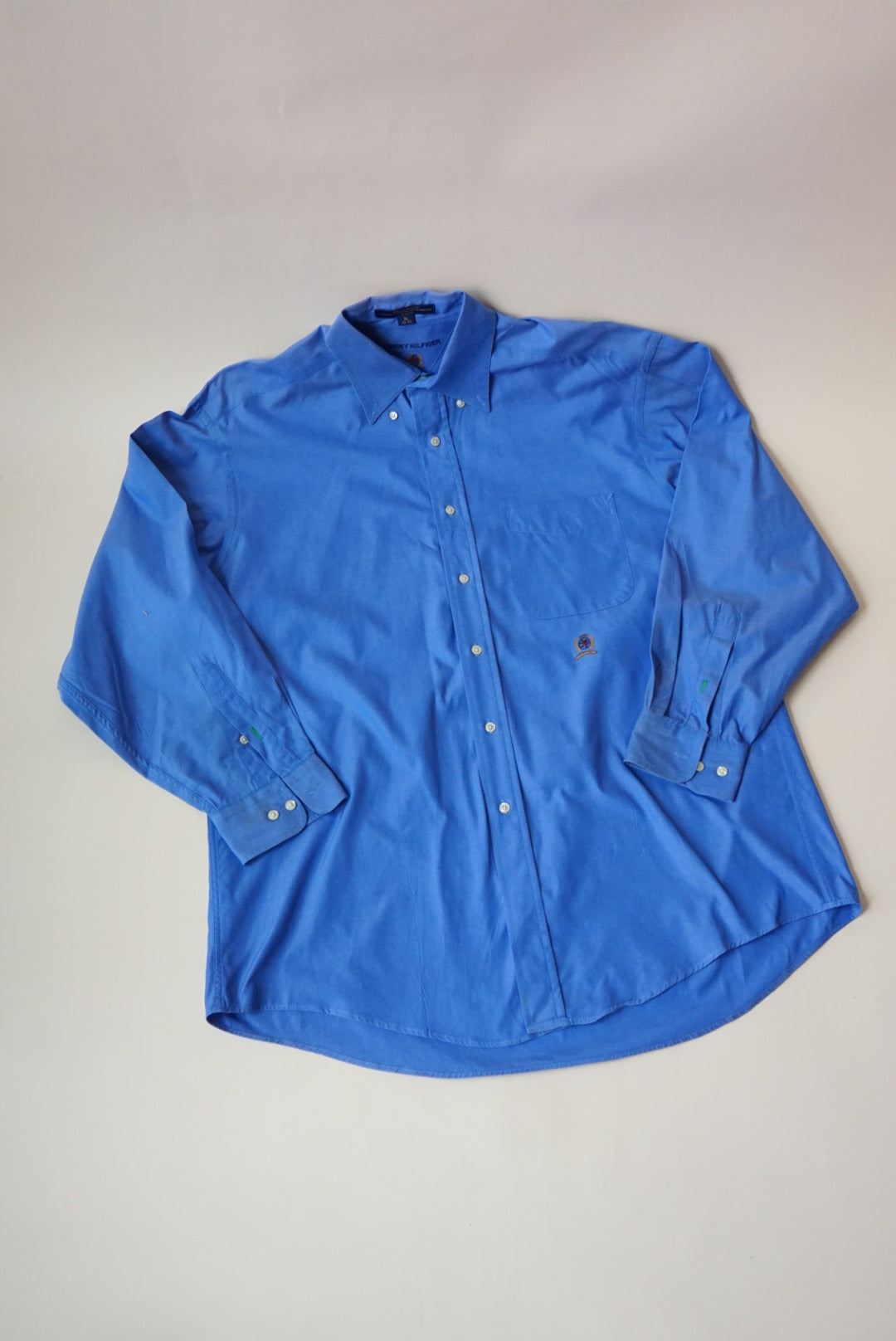 Vintage Tommy Hilfiger Crest Logo Button Up - Size 16 32/33