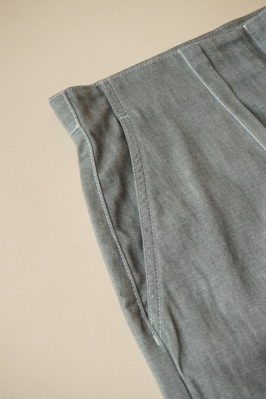 Fendi Sage Green Combi Linen Monogram Shorts - Size 46