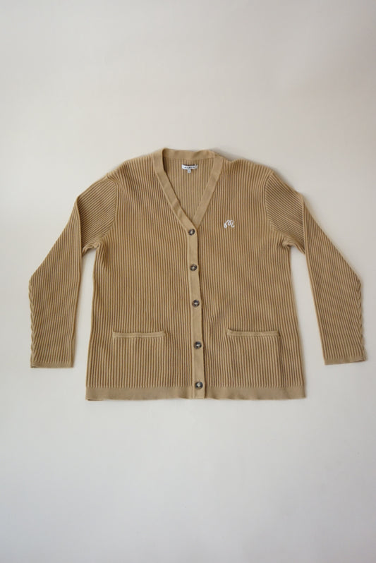 Malbon Golf Women's Esther Camel Cardigan - Size Large