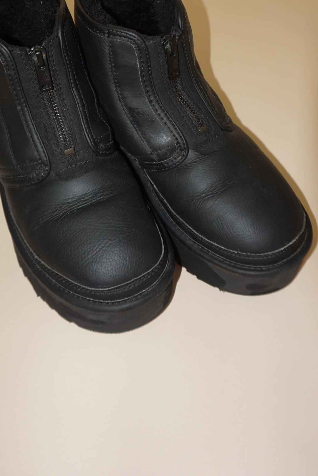 Ugg Black " Neumel" Platform Booties - Size 8