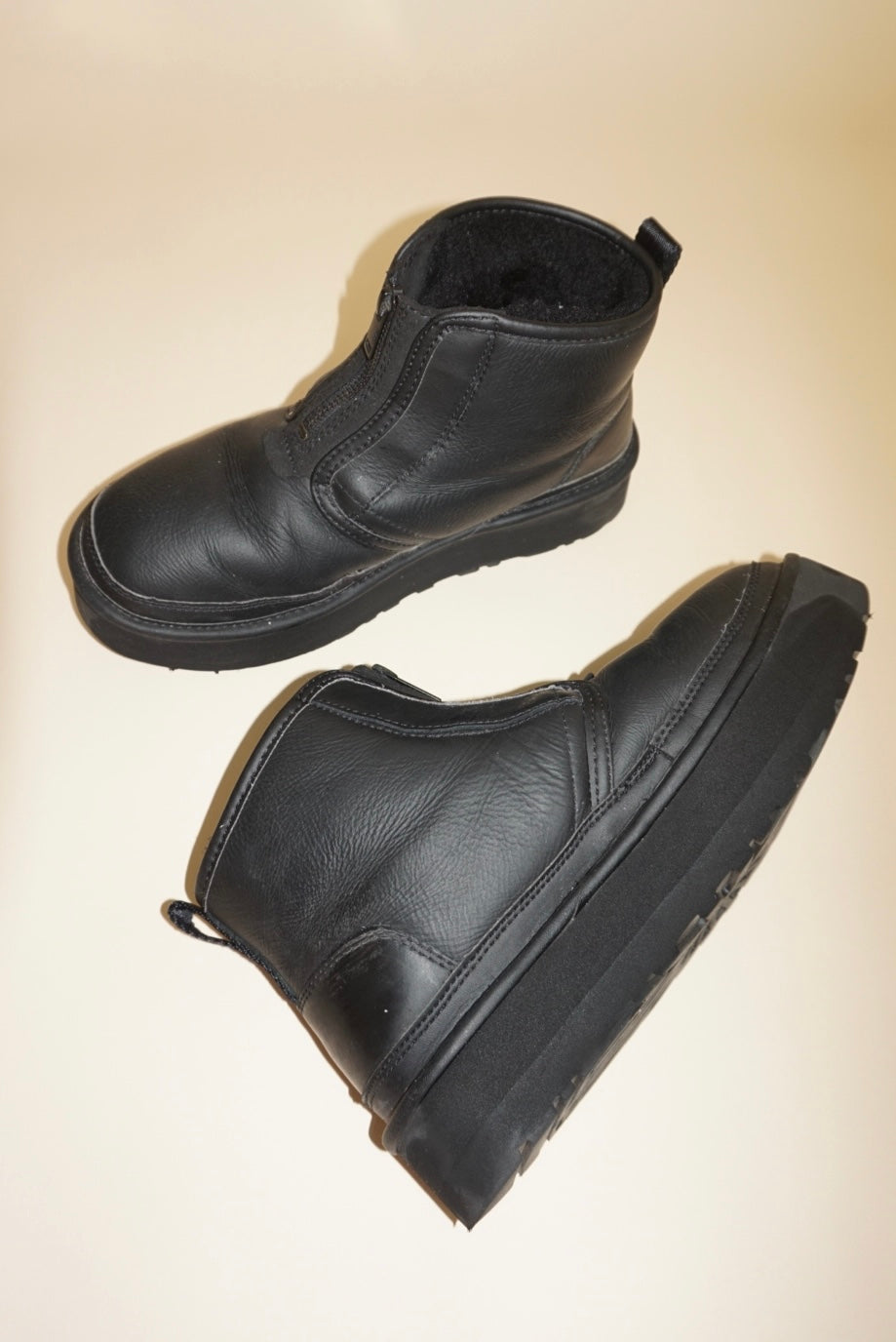 Ugg Black " Neumel" Platform Booties - Size 8