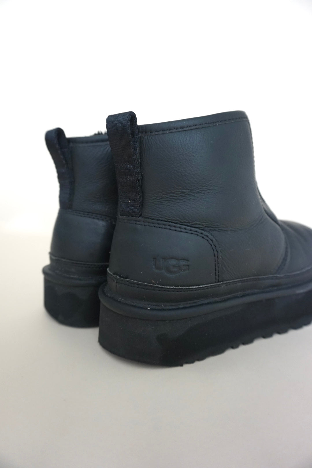 Ugg Black " Neumel" Platform Booties - Size 8