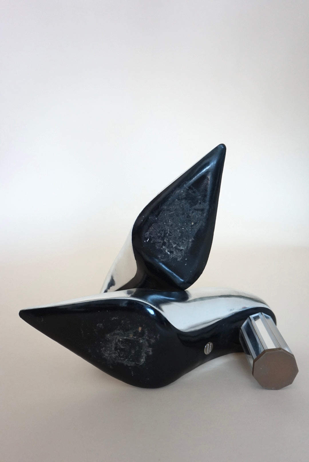 “Proenza Schouler” Silver Mirrored Heels - Size 36