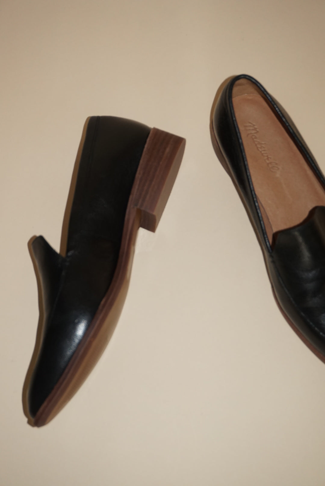 Madewell Black The Frances Loafers NWOT- Size 9