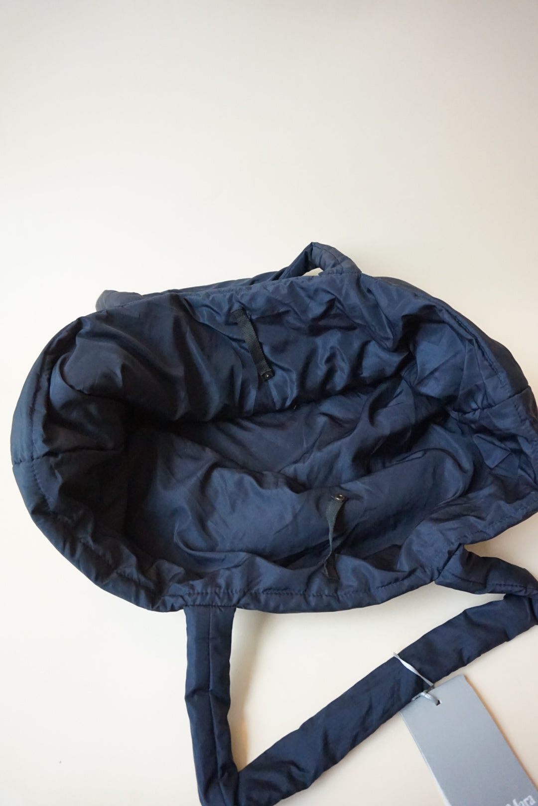 "Max Mara" Navy/Black Nylon Tote NWT