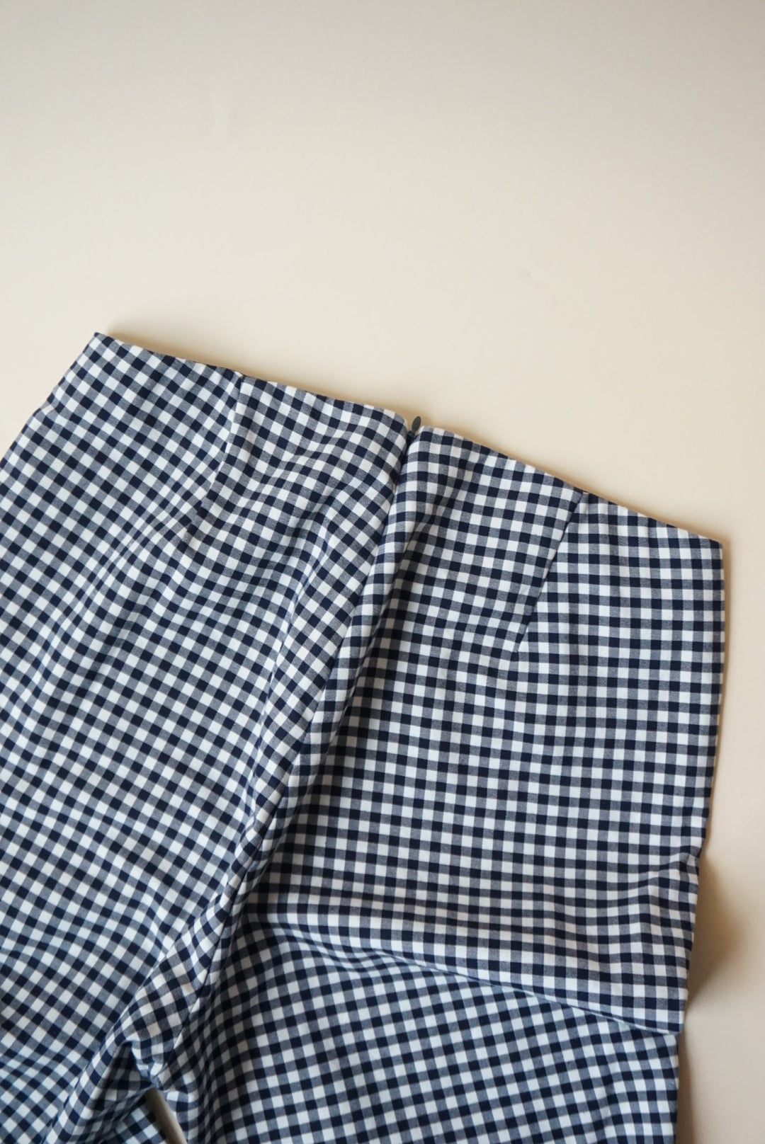 Rag & Bone Gingham "Simone" Navy/White Ankle Pants - Size 8