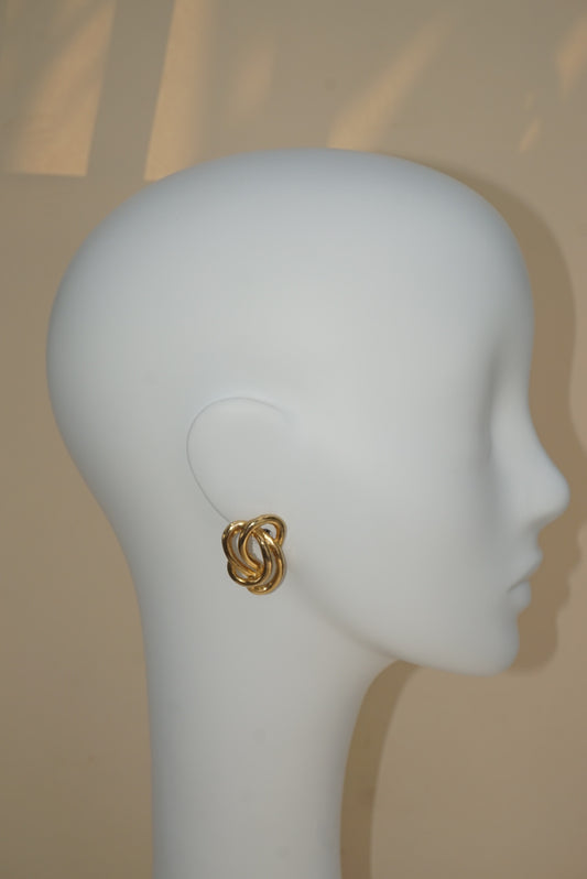 Twisted Knot Costume Earrings