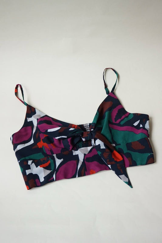 Ba&sh floral cropped “pila” top NWT - Size Small