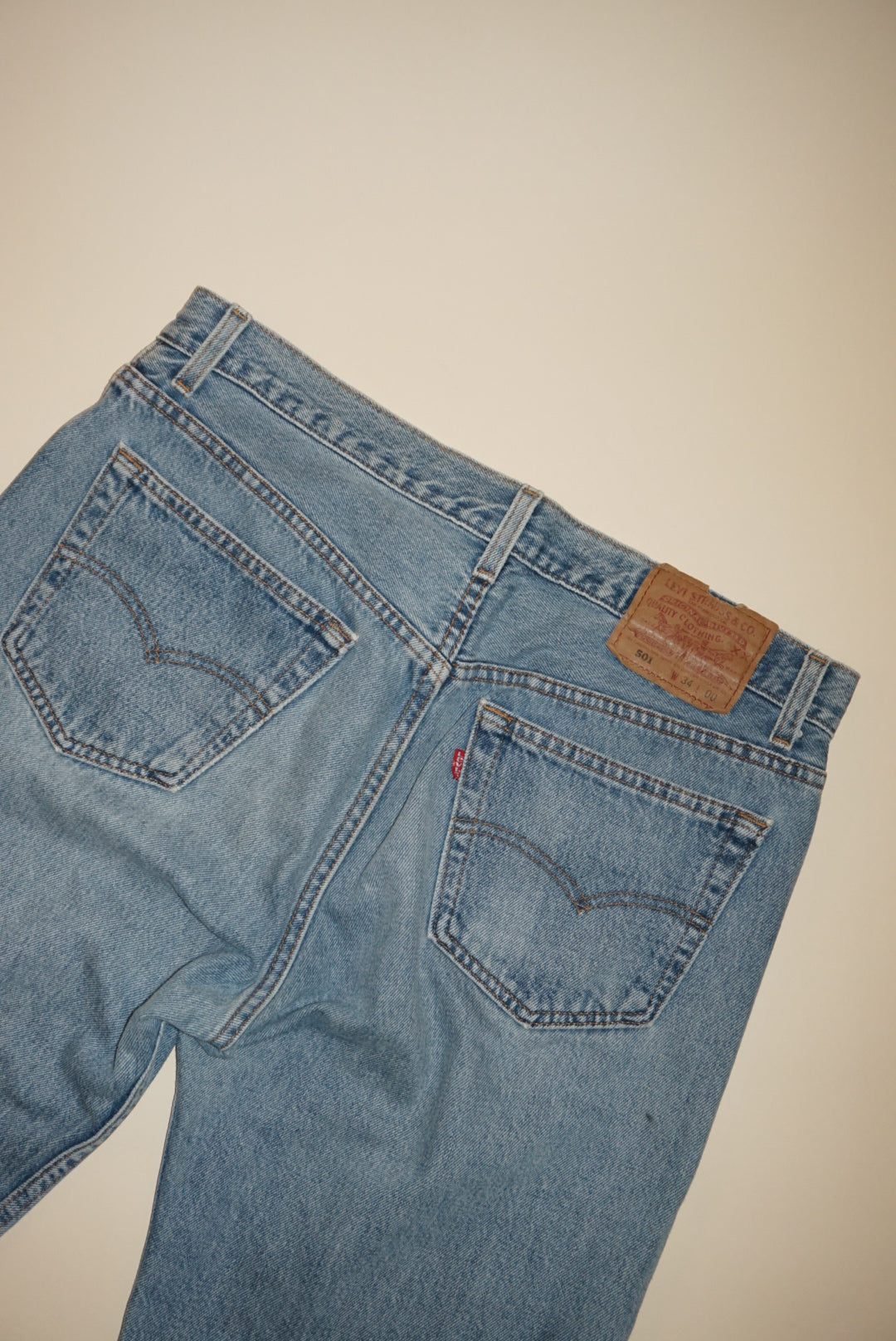 "Levi" Light Wash Shorts - Size 34