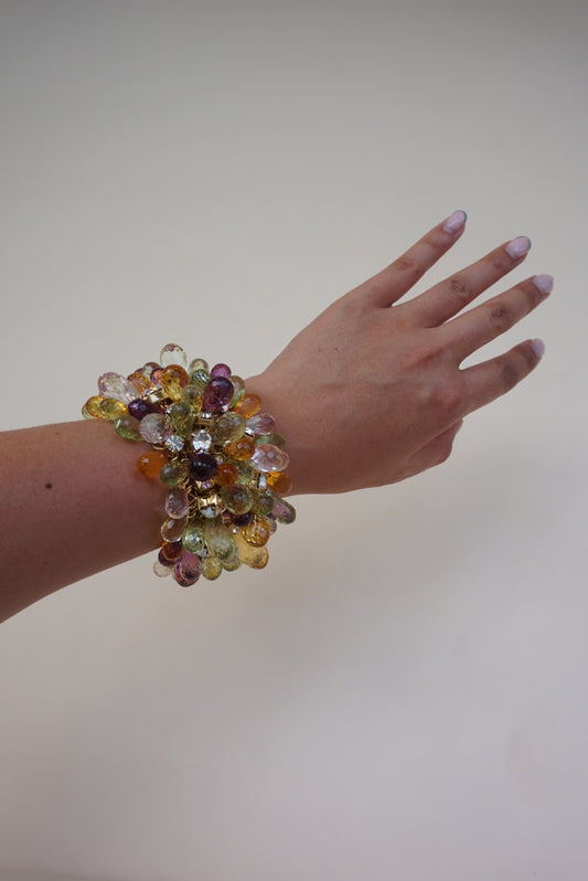 Real Collectibles Cluster Movement Bracelet by “Adrienne Arpel”