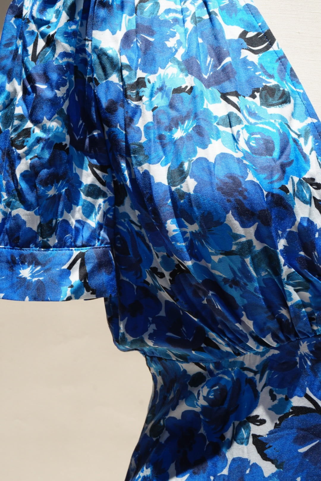 "The Kooples" Floral Short Sleeve Midi Button Down Dress - Size