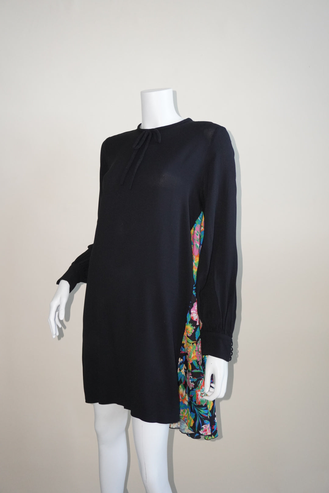MSGM Floral Shift Mini Accent Mini Dress - Size 38