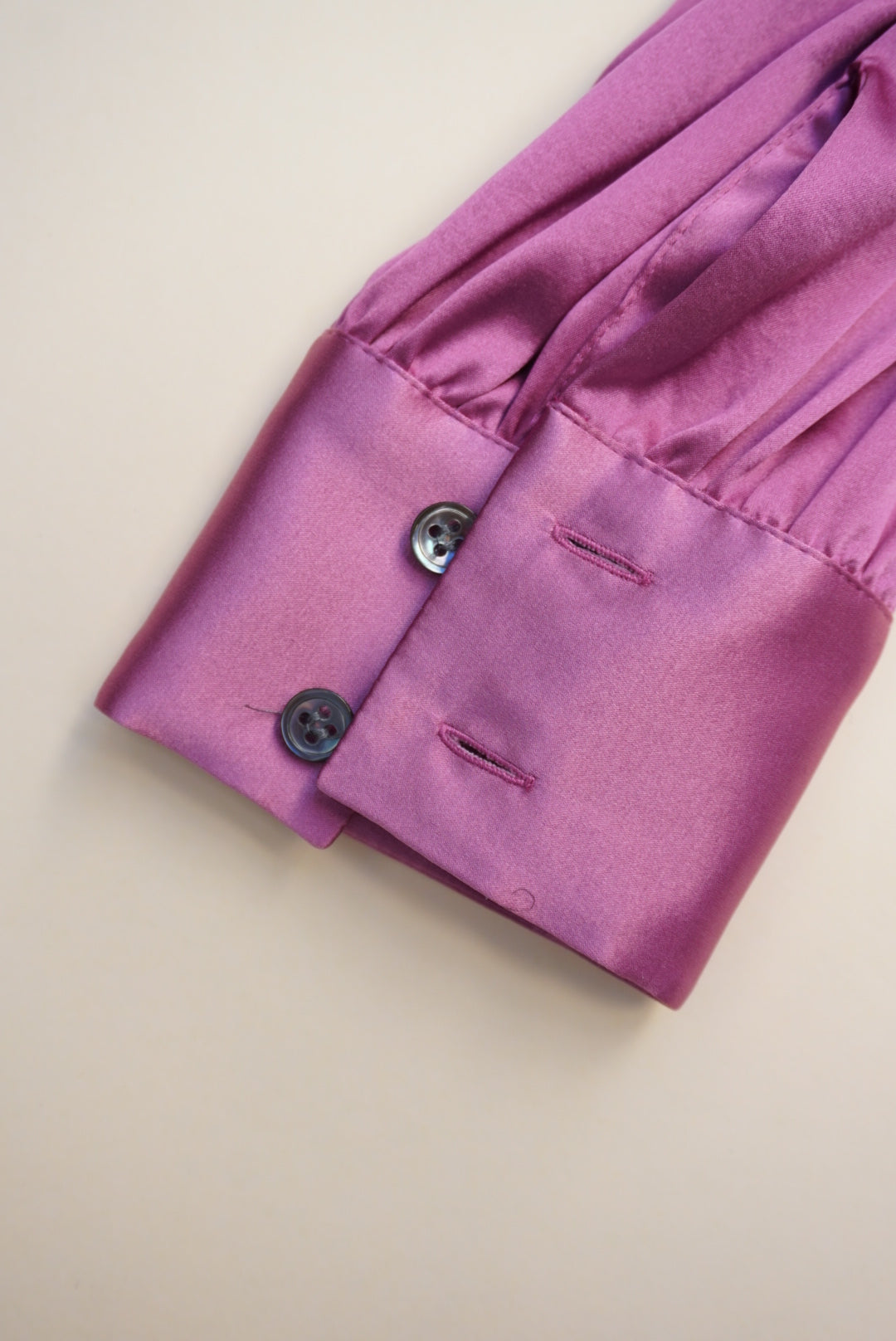 "Theory" Purple Silk Button Down Blouse - Size S