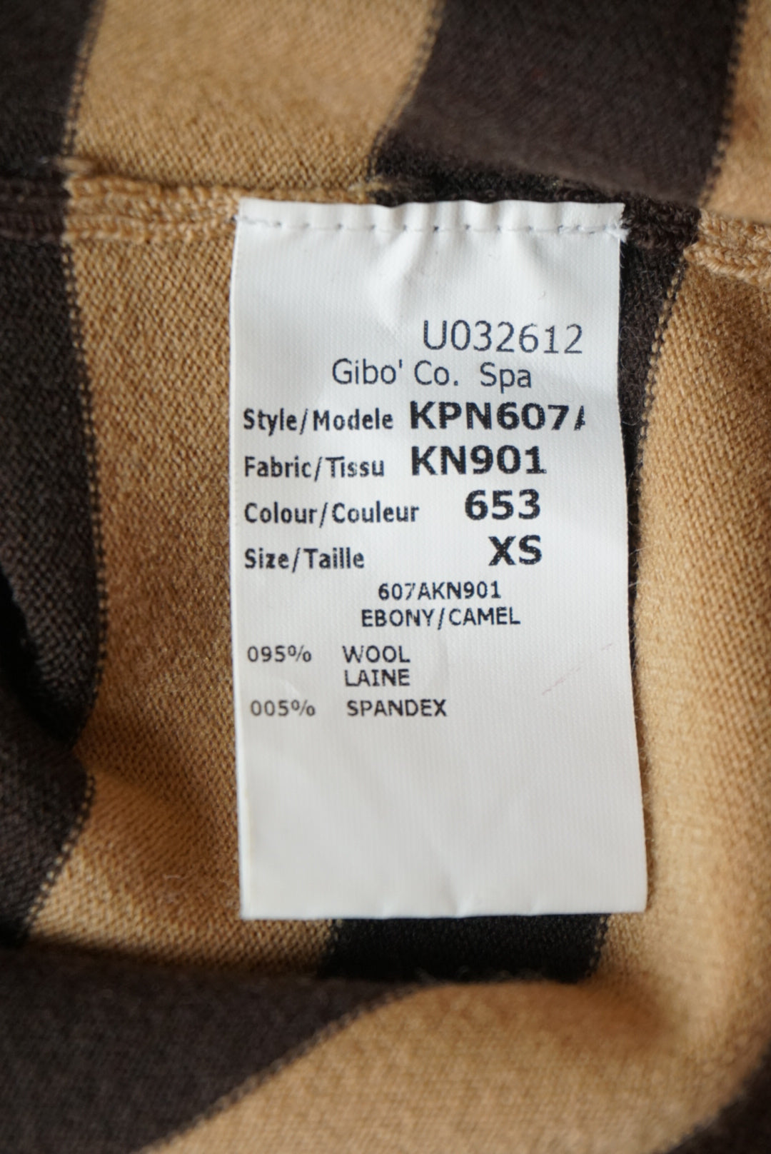 Michael Kors Striped Knit Bow Y2K Wool Top - Size XS