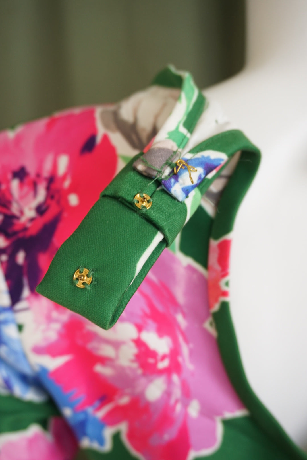Kate Spade Stelli Fit & Flare Mini Green Floral Party Cocktail Dress - Size 8