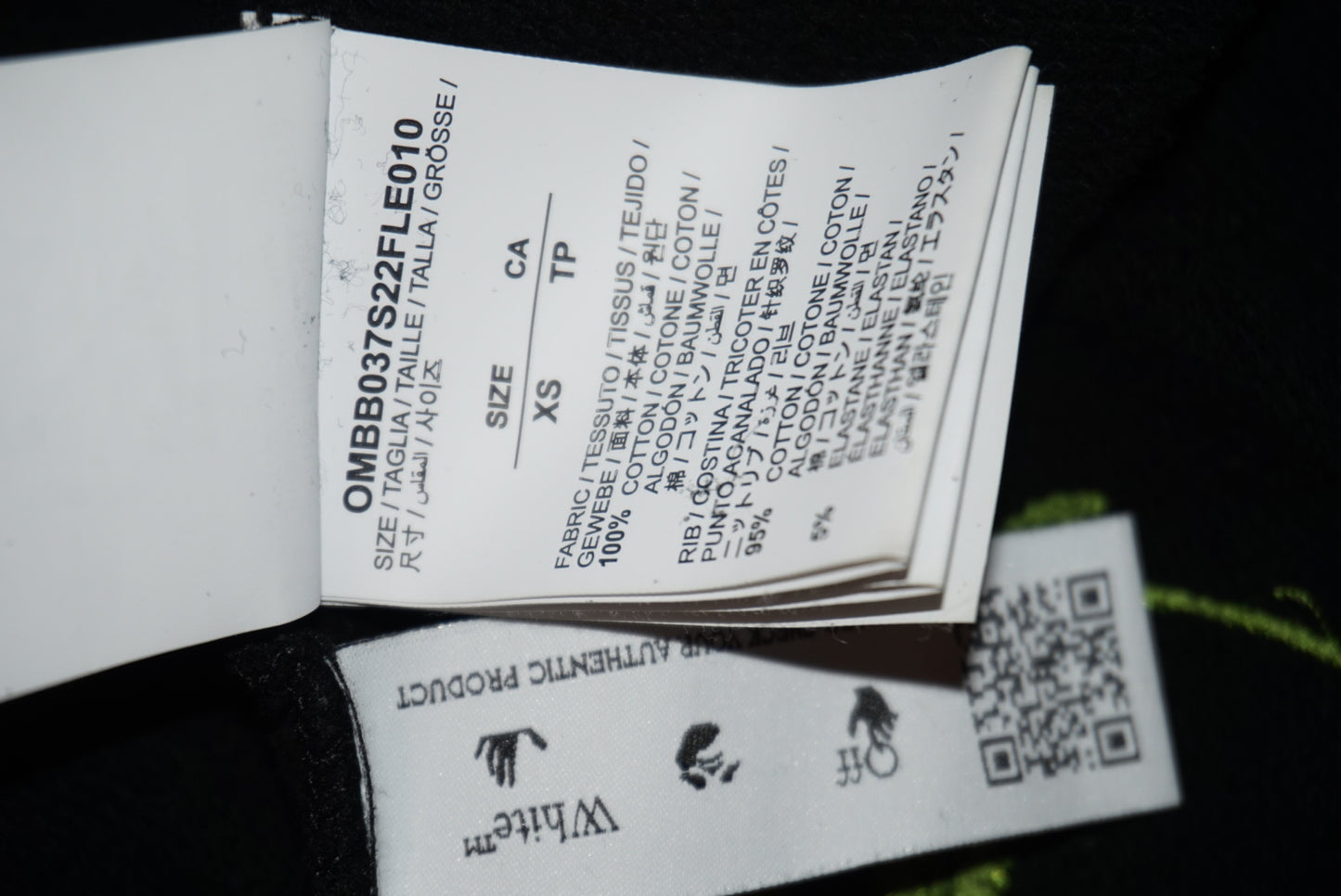 "Off-White" Weed Arrows Spring/Summer 2022 Hoodie - Size XS